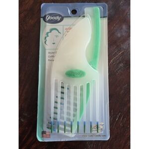 Vtg 90s Goody Grip-&-Lift Volume Hair Pick & Comb Combo Color Dip Unbreakable